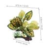PartyKindom 2-Piece Artificial Plastic Water Plants for Aquarium and Terrarium Decor view 2