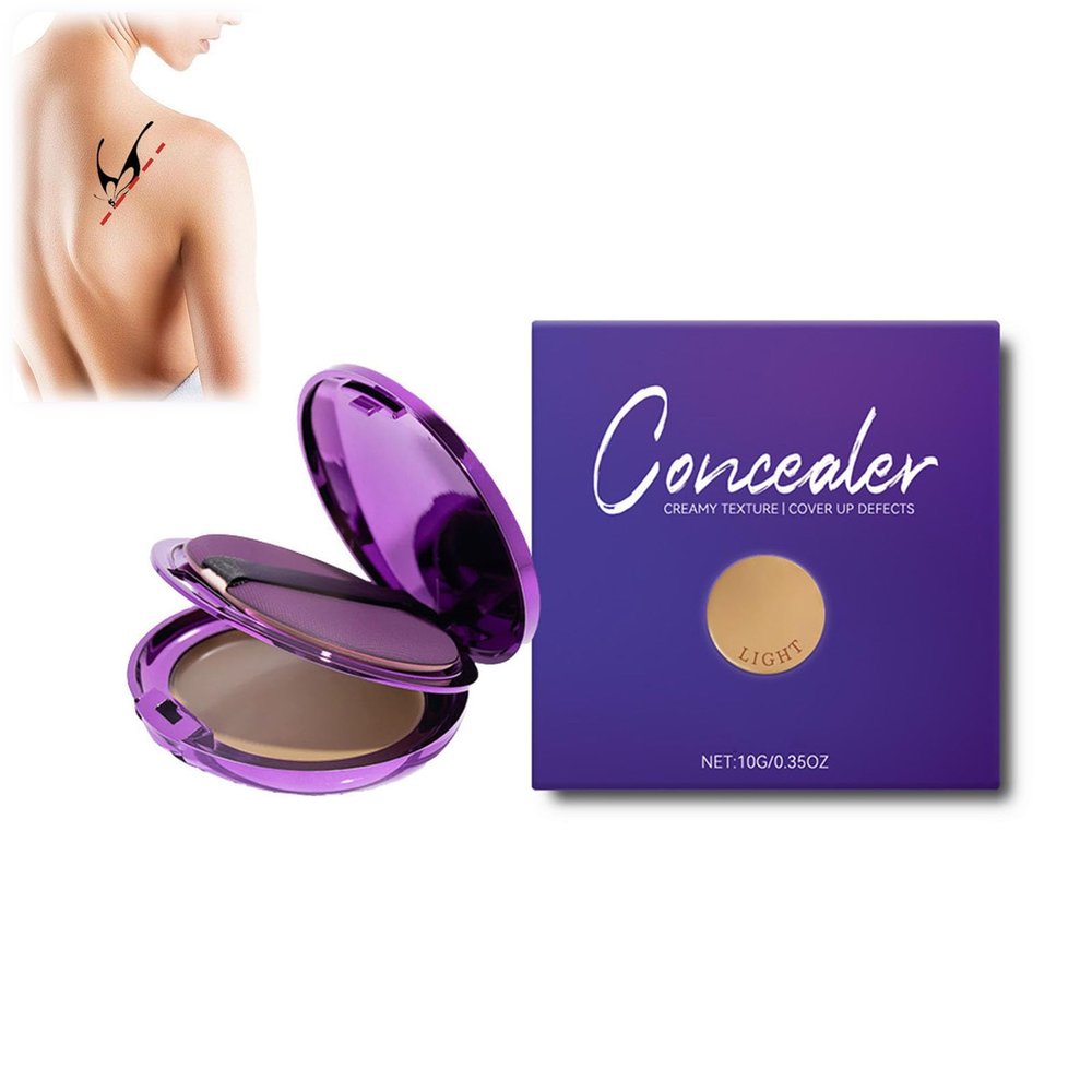 Evanesce Soft Matte Cream Concealer, Full Coverage, Waterproof, Light