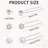 NICENEEDED 30-Piece Rhinestone Flower Hairpins for Brides view 3