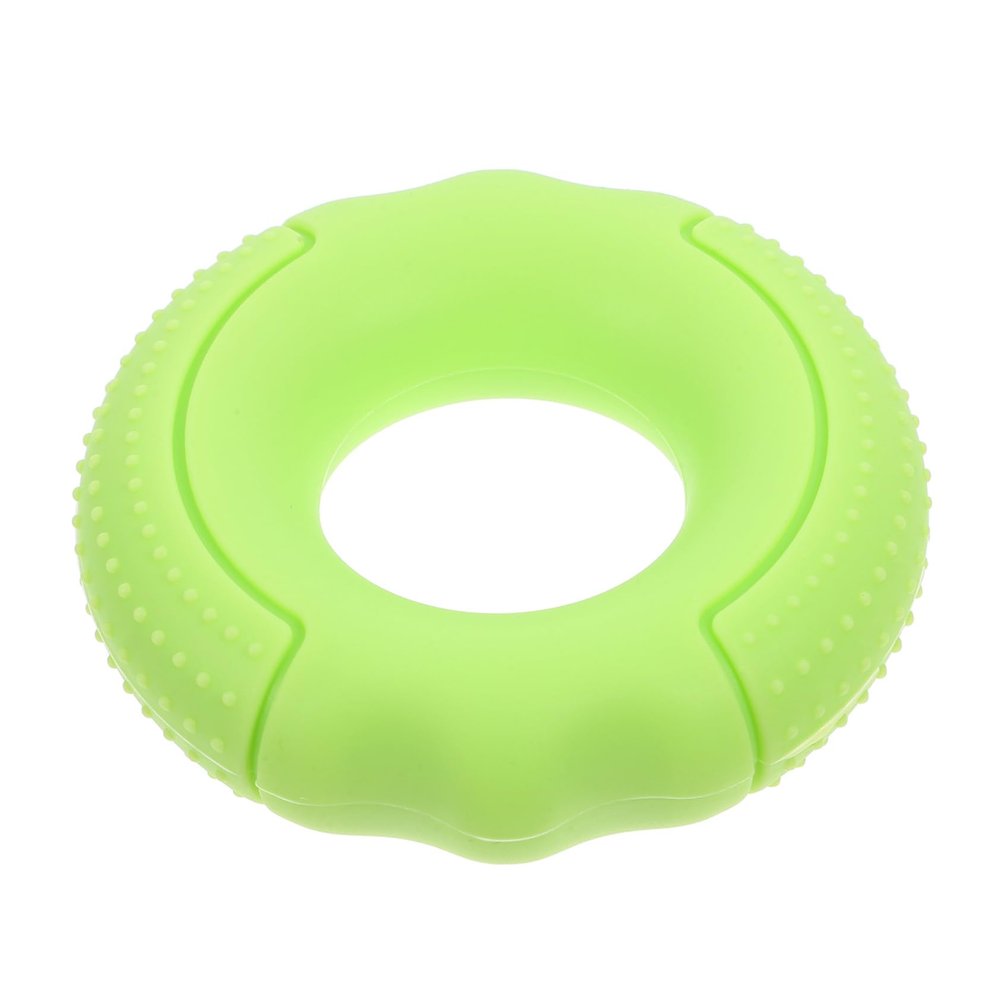 Round Silicone Grip Strength Trainer Ring, 20 lb, Light Green