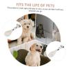 Toyvian Ceramic Pet Feeding Spoons, 2 Pieces, Portable, Assorted Styles view 3