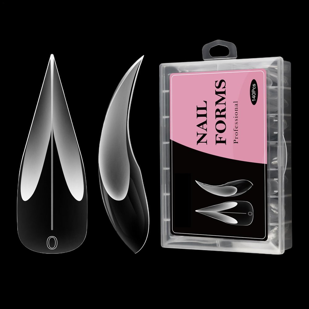 Curved Reusable Nail Forms for Salon DIY Manicures