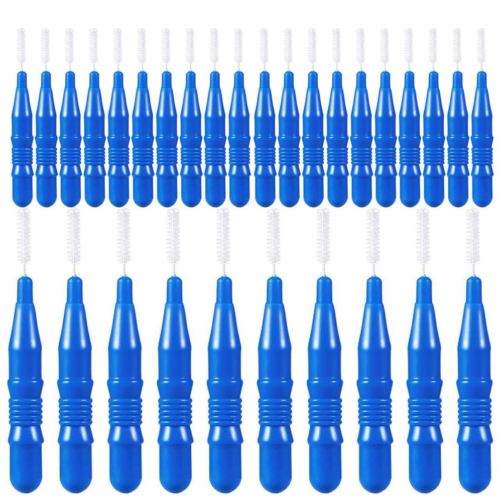 Interdental Brushes and Floss Picks with Soft Bristles