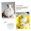 Toddmomy 2-Pack Glass Bowls with Splash Guard for Hamsters and Chinchillas view 3