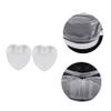 Toddmomy 2-Pack Glass Bowls with Splash Guard for Hamsters and Chinchillas view 4