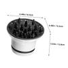 Hair Diffuser Attachment for Curly Hair, White PC view 2