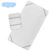 Cooling Baby Mattress Pad with Unicorns, Rainbow Colors, 28 x 52 in, Ultra-Soft, Blue view 3