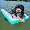 AVLLSO Floating Dog Boat Ramp, Inflatable Water Ramp with Non-Slip EVA Foam, Green view 1