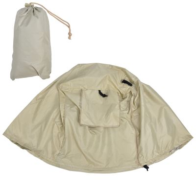 DIRBAK Dog Crate Cover with Mesh Window and Zipper, for Wire Dog Crates, Indoor and Outdoor, 210D Oxford Fabric, 94 x 63.5 x 61 cm, Beige