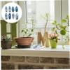 Miniature Yacht Decorations for Aquariums and Tables, 8-Piece Blue Resin Set view 4