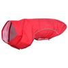 SKM Dog Raincoat with Reflective Strips, Polyester, Red, Size M view 2
