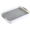 Double-Layer Pet Toilet with Removable Grate, Non-Slip, for Small Pets (14.4 × 9.6 × 2 in) view 1