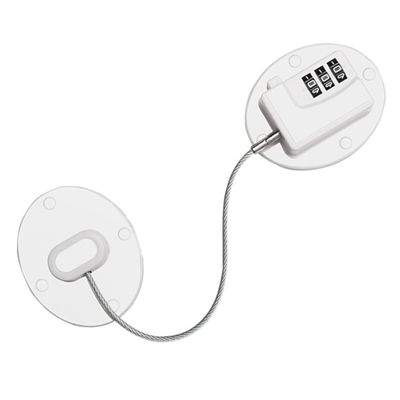 Childproof Refrigerator Lock with Combination Code, White