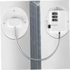 Childproof Refrigerator Lock with Combination Code, White view 3
