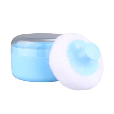 Refillable Body Powder Puff Container with Soft Applicator