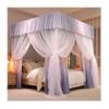 XRPOUXMTE 4-Corner Bed Canopy Mosquito Net for Single and Double Beds, Four-Season Curtain for Girls, Boys, and Adults view 2