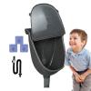 Generic Men's Wall-Mounted Urinal for Garage with Flush Tank view 1