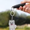 Cute Keychain for Dog Hair view 2