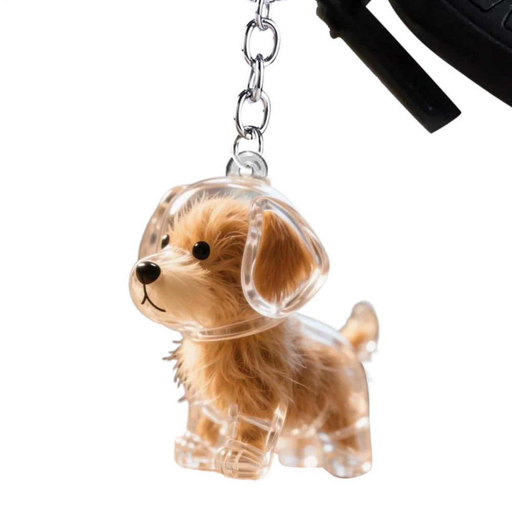 Pet Hair Collector Keychain