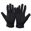Beaupretty 12 Pairs Black Cotton Moisturizing Gloves with Protective Function, Reusable, for Industrial and Outdoor Work, Size S view 1