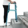 Folding Adult Walker with Stair-Climbing Aid view 1