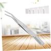 Beaupretty Stainless Steel Eyebrow Tweezers with Comb view 2