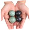 Marble Hand Exercise Balls, 4-Pack, Green and Black view 3