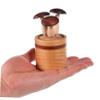RORPOIR Mushroom-Shaped Wooden Essential Oil Diffuser, Small Aromatherapy Diffuser for Home, Office, and Car view 4