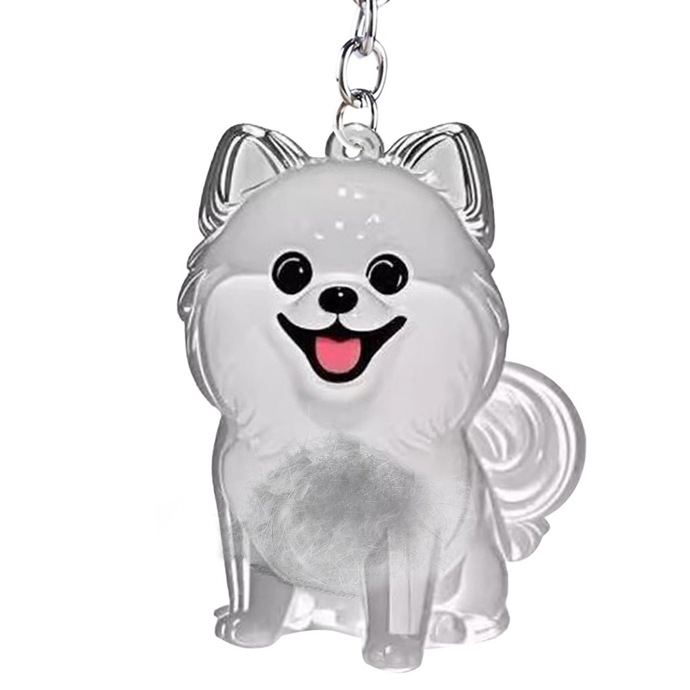 Pet Hair Storage Keychain
