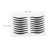 Black Temporary Eyeliner Stickers, 80 Pairs, Plastic view 2