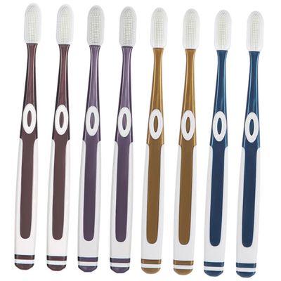 OATIPHO 8-Piece Compact Manual Toothbrushes for Adults