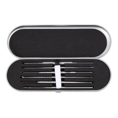 GOOHOCHY Stainless Steel Earwax Removal Kit, Portable, Corrosion-Resistant, for Daily Ear Care and Travel