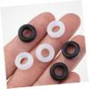 Round Silicone Anti-Slip Eyeglass Holders for Temple Arms, 10 Pairs view 3