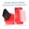 VALICLUD 2-Piece Denture Brush Set, Ergonomic Double-Sided Cleaning Brushes for Partial and Full Dentures, 3 Pieces × 2 view 3