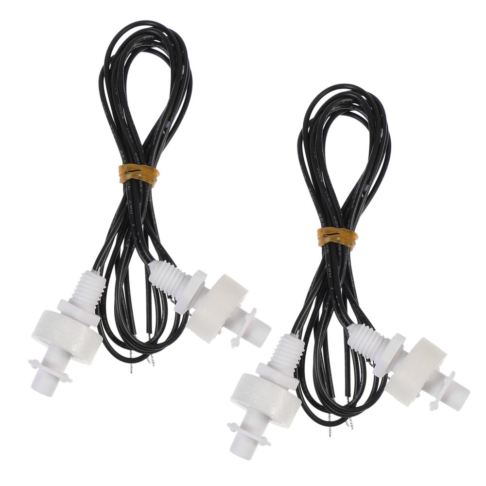 Tofficu 2-Pack Plastic Float Switch Liquid Level Sensor