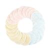 VICASKY 12-Piece Double-Layer Bamboo Fiber Makeup Remover Pads, Reusable, Khaki, Sky Blue and Pink view 1