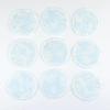 VICASKY 12-Piece Double-Layer Bamboo Fiber Makeup Remover Pads, Reusable, Khaki, Sky Blue and Pink view 2