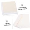 SHERCHPRY 2-Pack Double-Sided Exfoliating Gloves with Loofah Sponge, Beige/White, Massage Effect view 3
