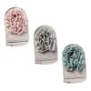 SHERCHPRY 3-Pack Viscose Exfoliating Bath Gloves, Double-Sided Shower Scrubbers for Smooth Skin, Random Color view 1
