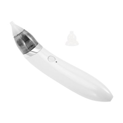 White Electric Nasal Aspirator with 5 Settings for Babies
