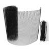 Sosoport HDPE Stair Safety Net, Black Balcony and Pet Protection Net with Custom-Fit Cut for Windows and Stair Railings view 1