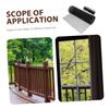 Sosoport HDPE Stair Safety Net, Black Balcony and Pet Protection Net with Custom-Fit Cut for Windows and Stair Railings view 3
