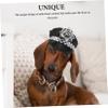 FRCOLOR Durable Dog Hat with Adjustable Strap view 2