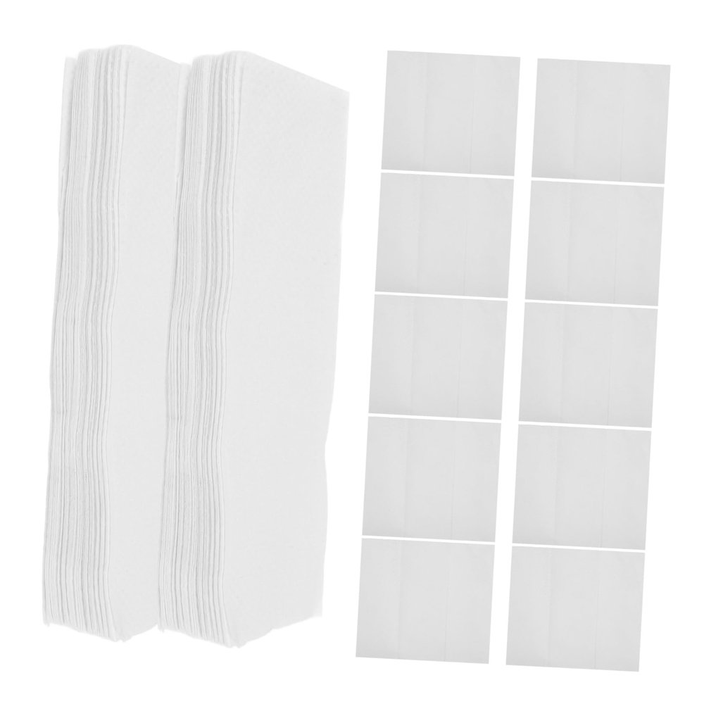 200 Disposable Paper Towels, Tri-Fold Napkins for Weddings, Parties and Toilets, Absorbent, Tear-Resistant, White