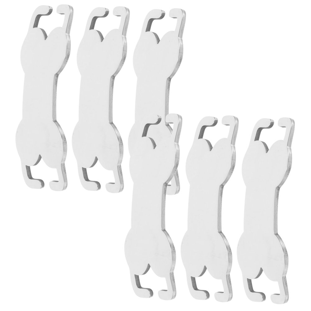 ifundom 6-Pack Stainless Steel Pet ID Tags