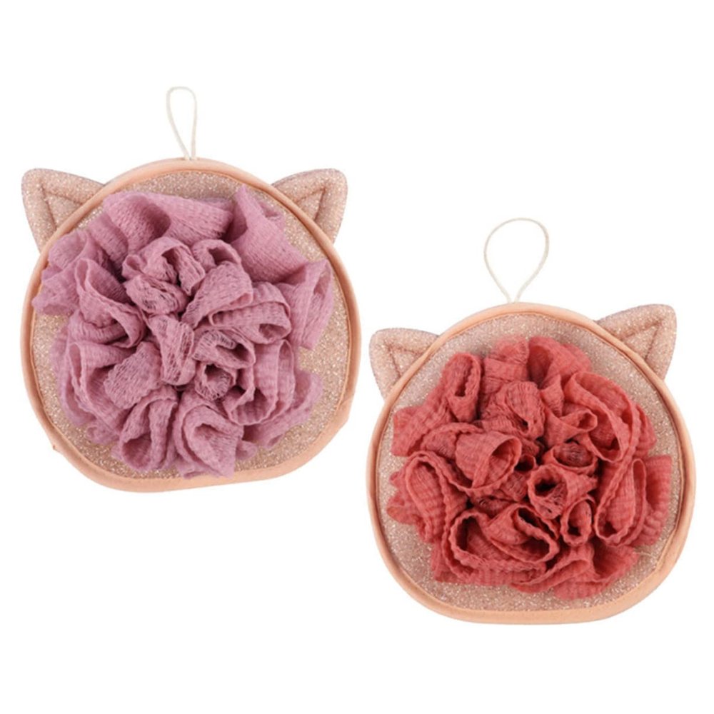 OATIPHO 2-Piece Double-Sided Exfoliating Bath Sponge