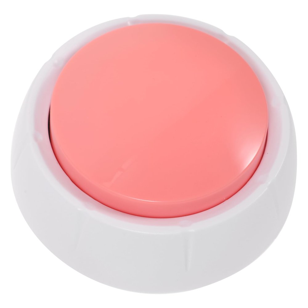 WOONEKY Recordable Button for Dog Training, 1 Pc, PP, Pink