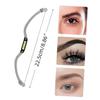 Arched Eyebrow Mapping Ruler, Aluminum Alloy, Silver, 1 Set view 2