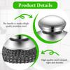 6-Piece Stainless Steel Wool Scrubbers with Handles view 2