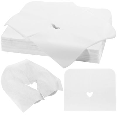 Vestamore Disposable Face Covers for Massage Tables and Chairs, 100 Count